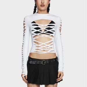 Current Mood Deviant Curfew Cut out Top